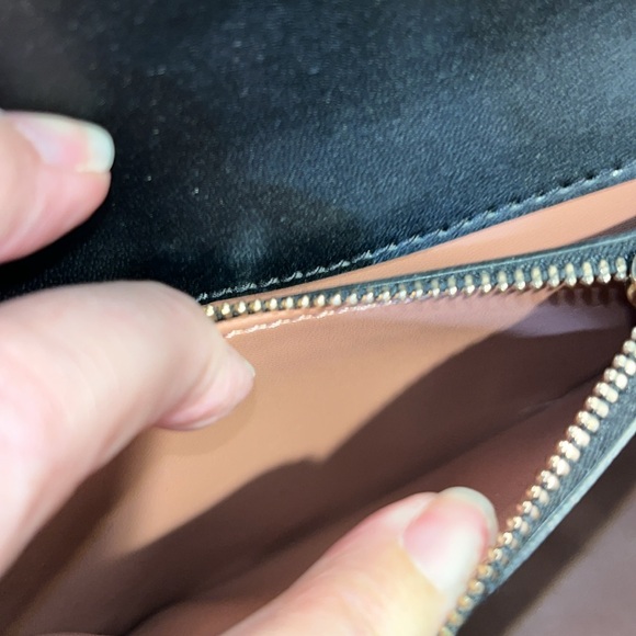 kate spade Nicola Metallic Leopard Twistlock Leather Shoulder Bag - Picture 13 of 17